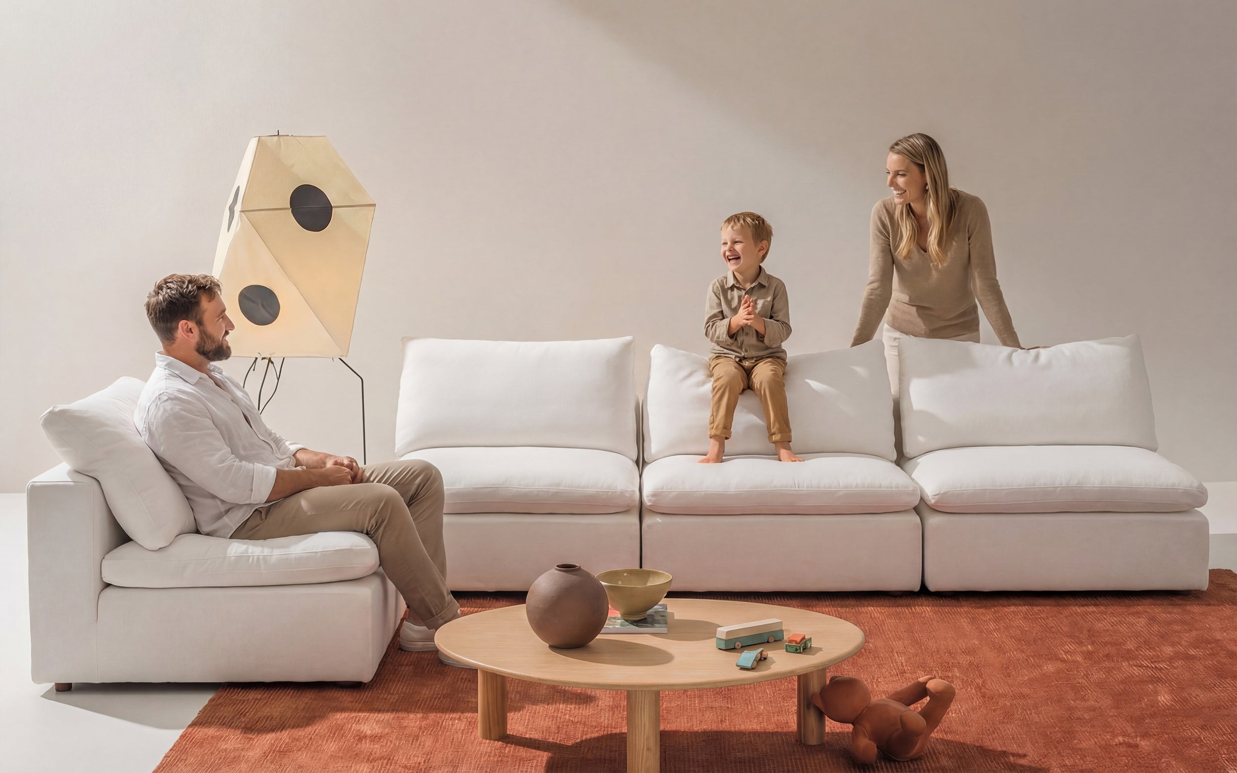 Cloud Couch Luxe 5-Seater Modular Corner Sectional | White
