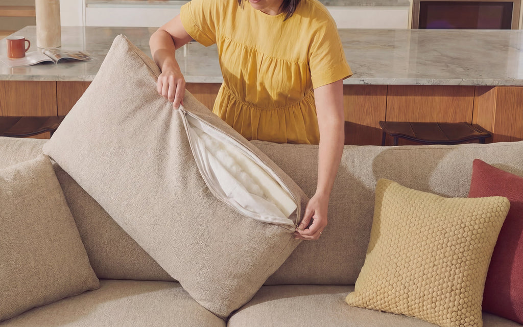 Cloud Couch Luxe Ottoman Modular Seater | Beige