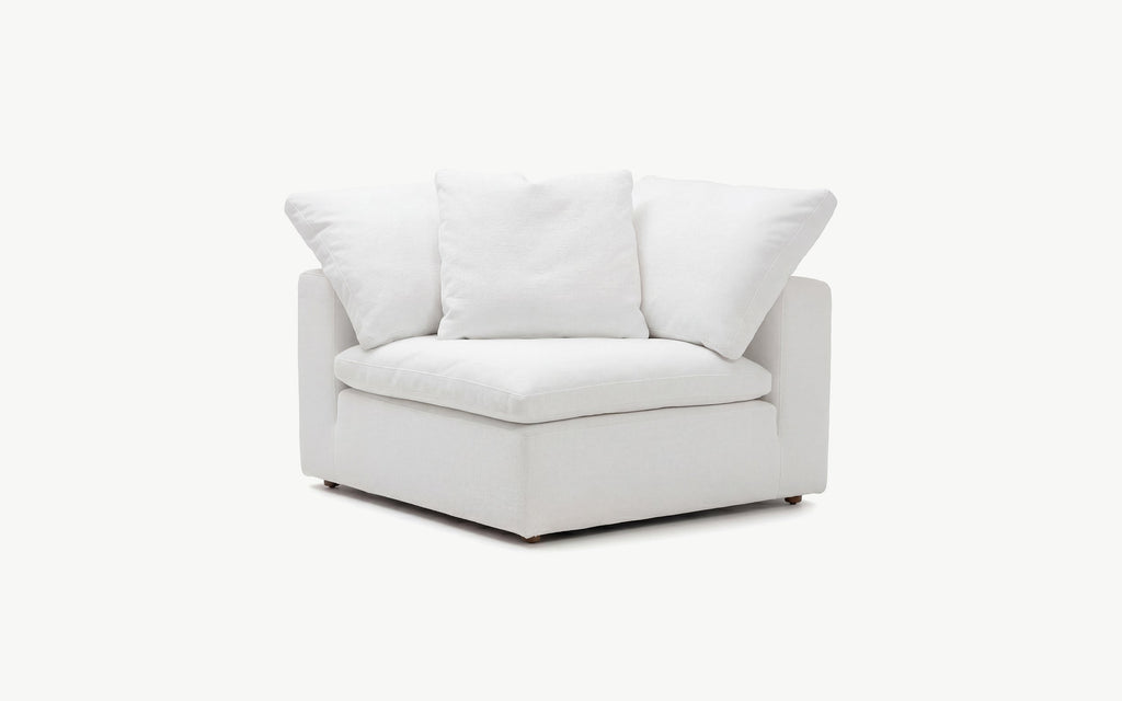 Cloud Couch Luxe 5-Seater Modular Corner Sectional | White
