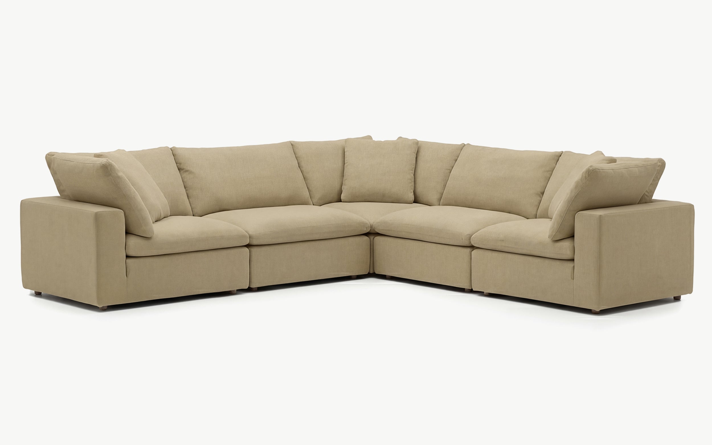 Cloud Couch Luxe 5-Seater Modular Corner Sectional | Beige