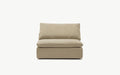 Cloud Couch Luxe Armless Modular Seater | Beige