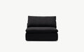 Cloud Couch Armless Modular Seater | Black