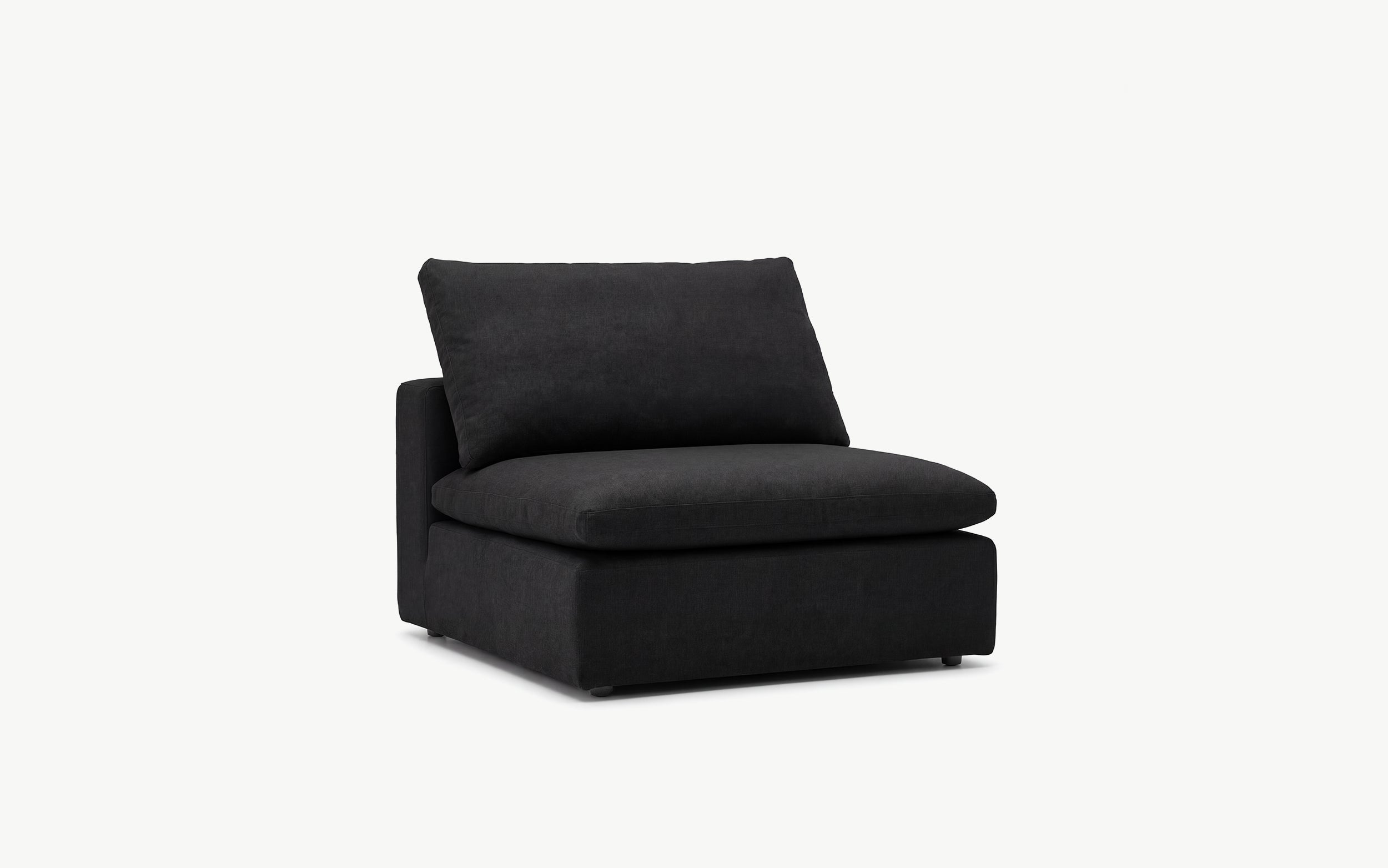 Cloud Couch Luxe 3-Seater Modular Sectional | Black