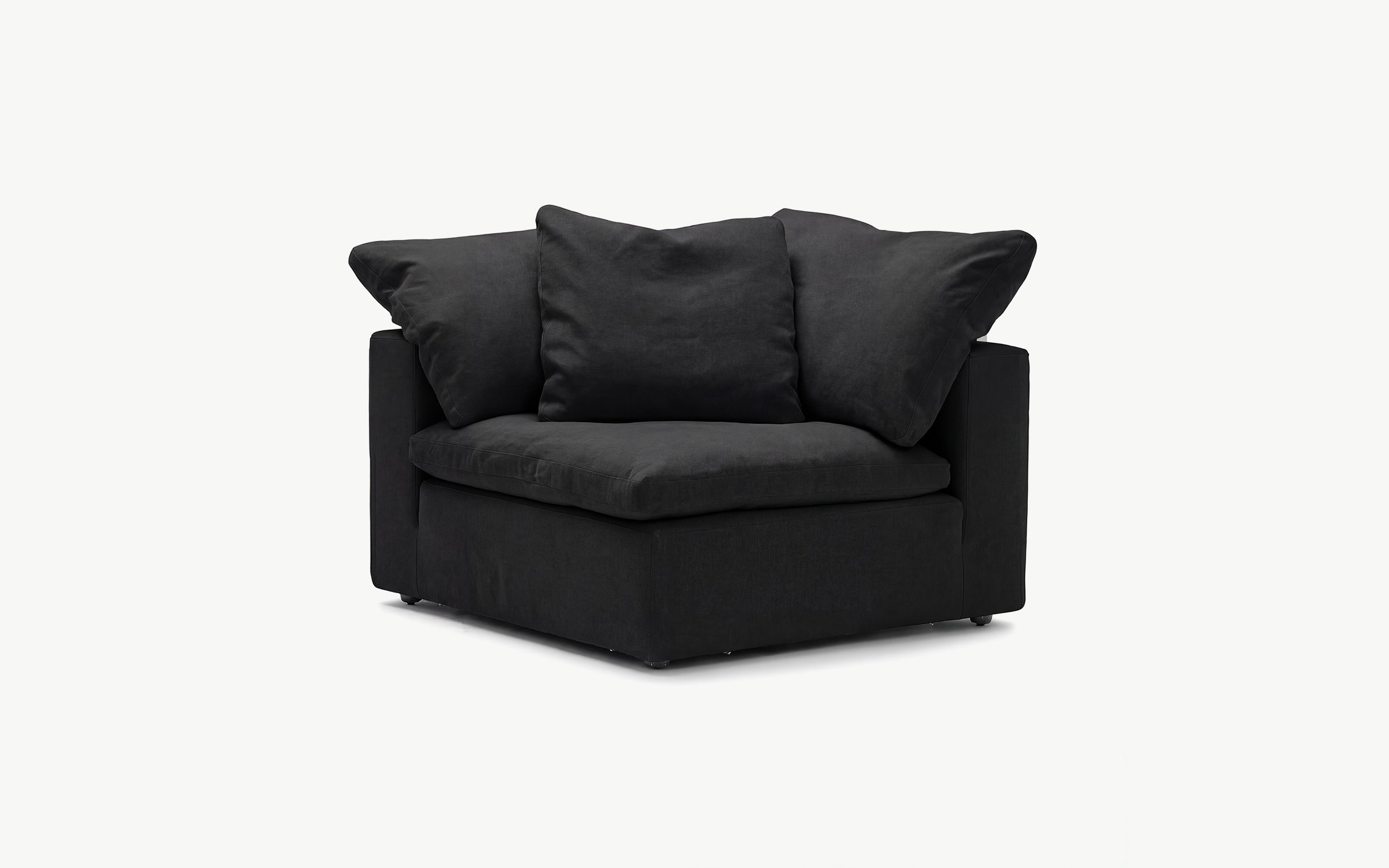 Cloud Couch Luxe 6-Seater Modular Sectional | Black