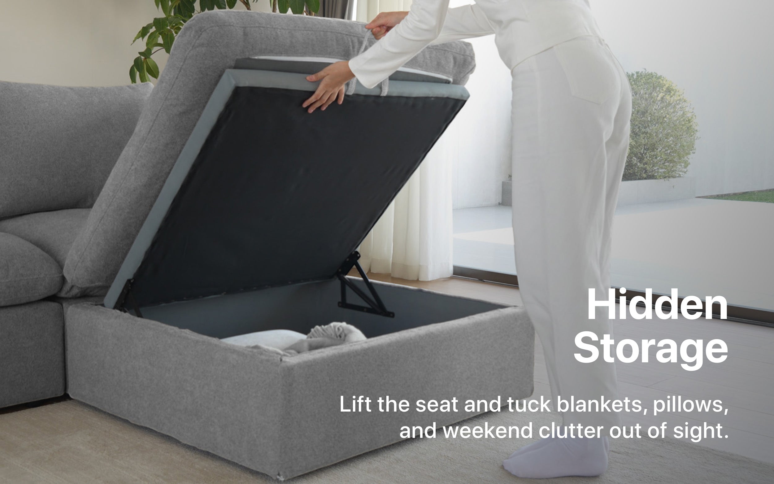 Cloud Couch 3-Seater Modular | Gray